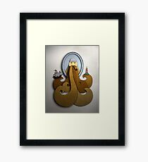 Portrait - Brown Beard Framed Print