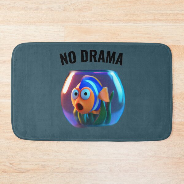 Item preview, No drama - cute fish designed and sold by Ball-and-Match.
