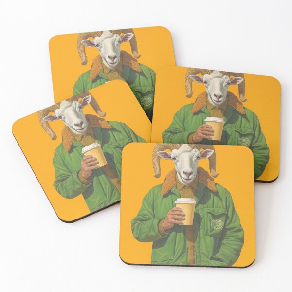 Item preview, Ram Holding Coffee designed and sold by MajesticBeasts.