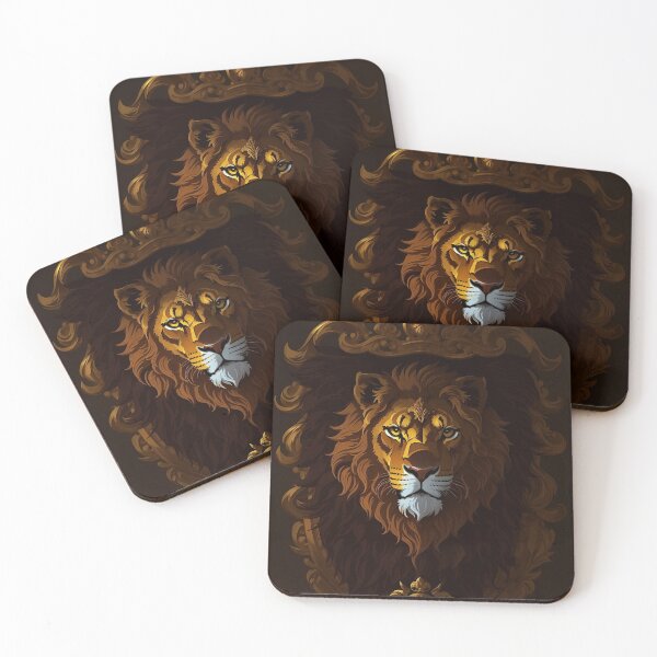 Item preview, Majestic lion logo designed and sold by GRZL.