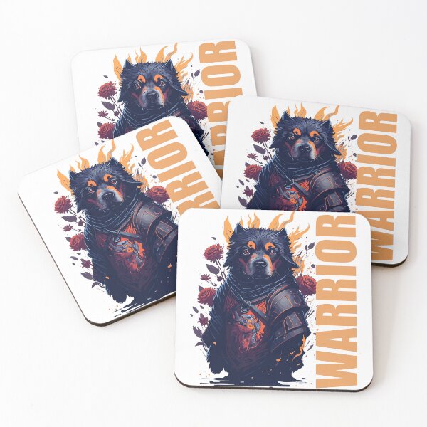 Item preview, Dog Warrior Floral Design designed and sold by PurfectPredator.