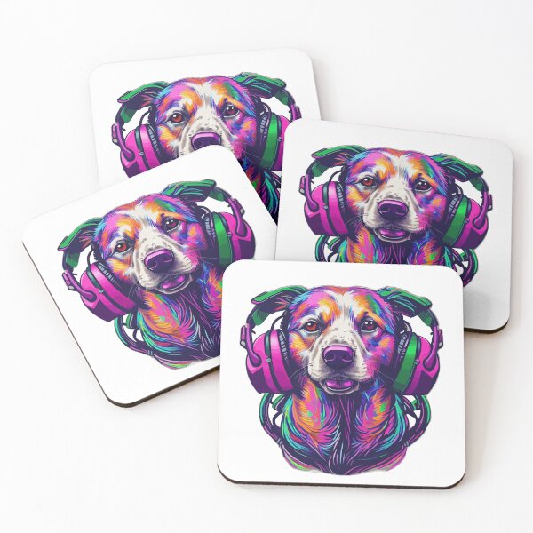 Item preview, Paws & Beats | Dog with Headphones | Enjoy the music designed and sold by PurfectPredator.