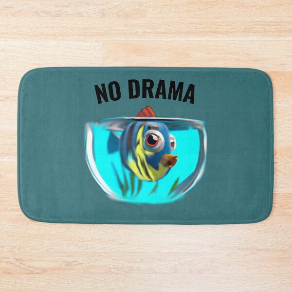 Item preview, No drama - cute fish designed and sold by Ball-and-Match.