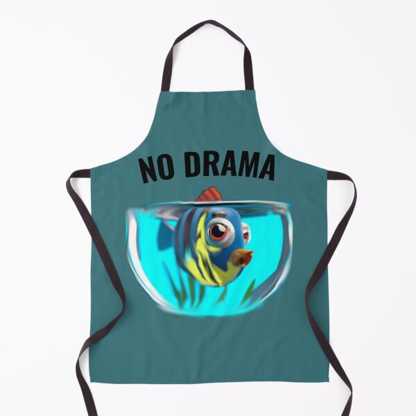 Item preview, No drama - cute fish designed and sold by Ball-and-Match.