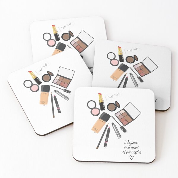 Item preview, Be your own kind of beautiful art print, make up art, cosmetic art designed and sold by gloriaparks98.
