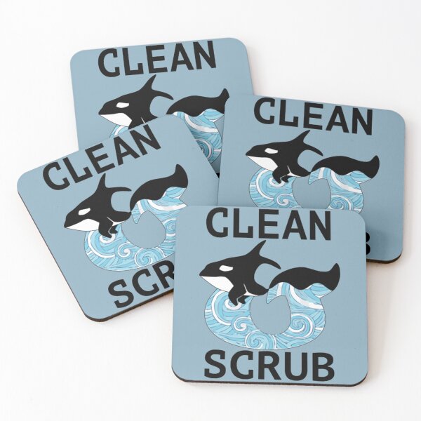 Item preview, Clean and Scrub of the C and S Union Killer Whale designed and sold by Ondrickap.