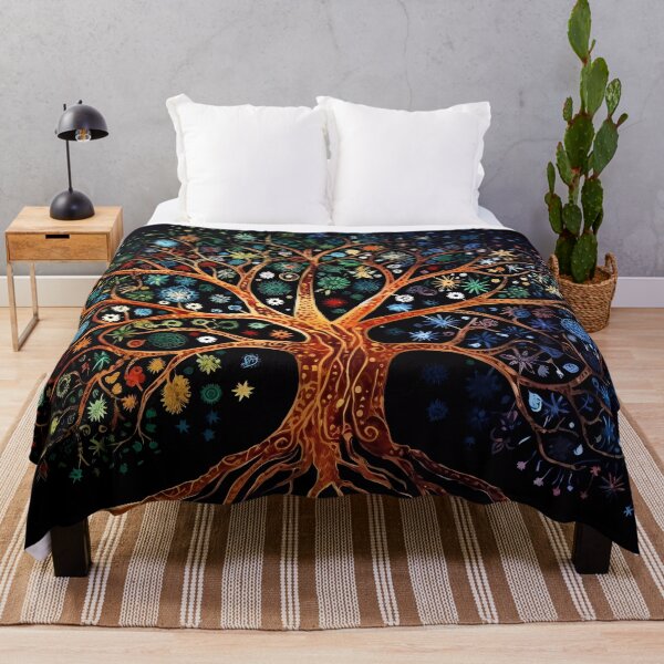 Item preview, The Kaleidoscope Tree: A Vibrant Journey of Life designed and sold by Wallart-Nisyo.