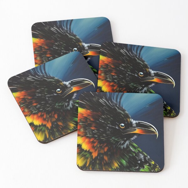Item preview, Stylized Night Raven, impasto Ai Generated Art  designed and sold by ACC .