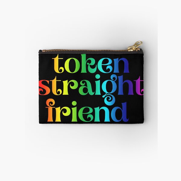 Item preview, Token straight friend - LGTBQ ally designed and sold by EvergreenWhimsy.