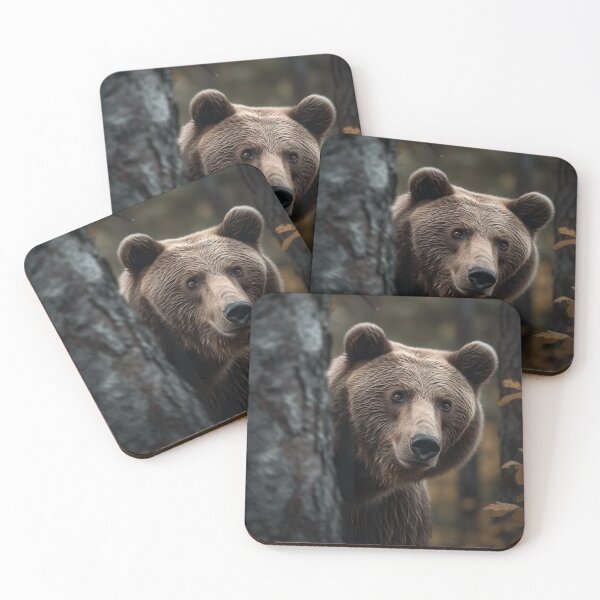 Item preview, Brown Bear Peak-A-Boo designed and sold by Bill Makatowicz.