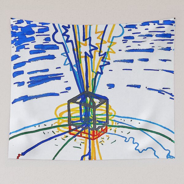 Item preview, The Kaaba As Seen in the Big Picture designed and sold by hajarsdeco.