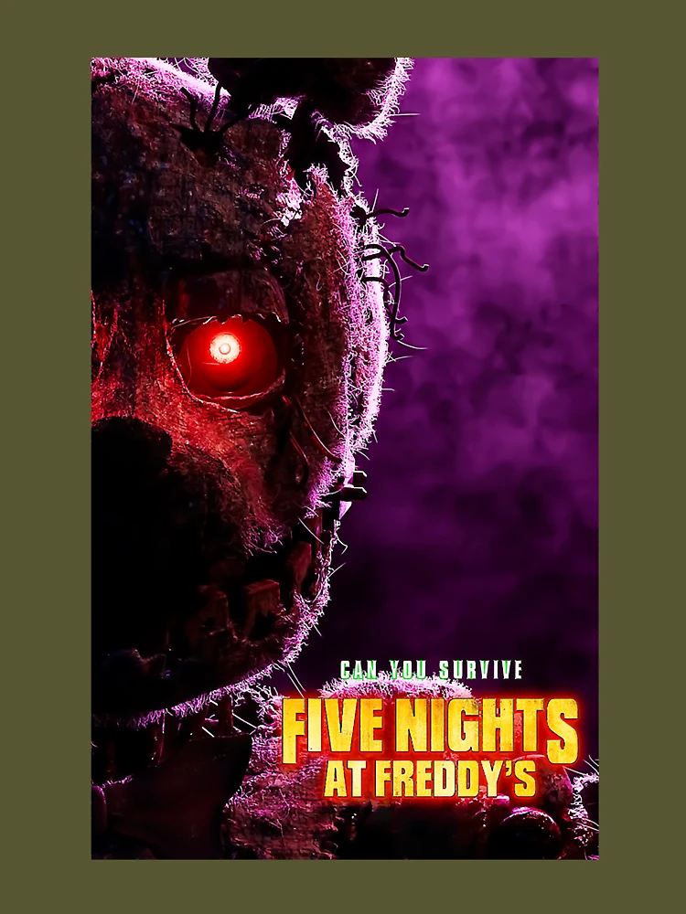 Fnaf Movie, Five Nights at Freddys movie Poster for Sale by McLarenTee