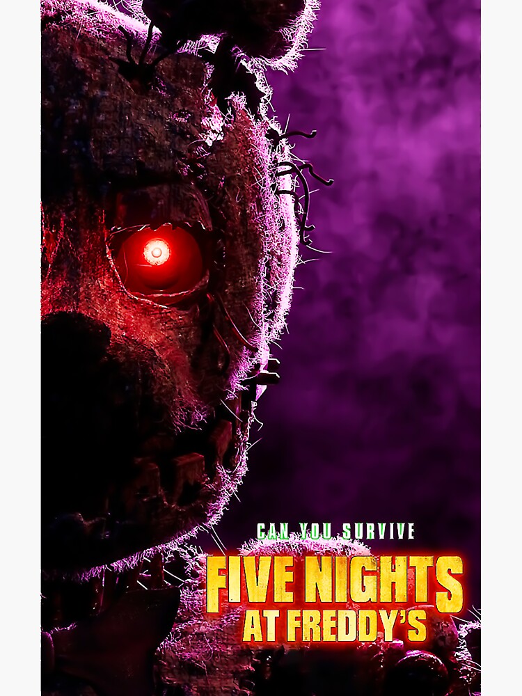 Fnaf Movie, Fnaf Film, Five Nights at Freddy Movie Magnet for