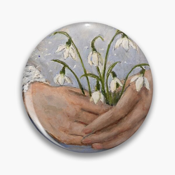 Artikelvorschau, Gemälde „Mädchen mit weißen Blumen“, Öl auf Leinwand entworfen und verkauft von GalleryDigitals.