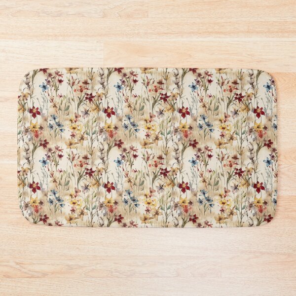Item preview, Multicoloured Watercolor Boho Wallflowers Pattern designed and sold by Sturdust.
