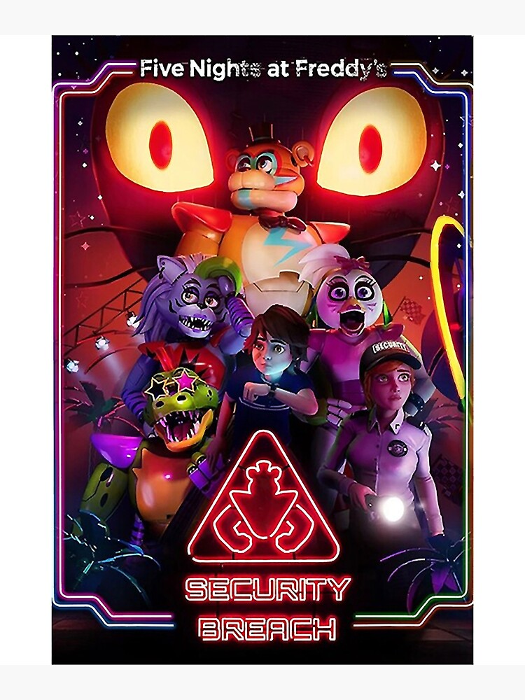 Fnaf Movie, Five Nights at Freddys movie Poster for Sale by McLarenTee