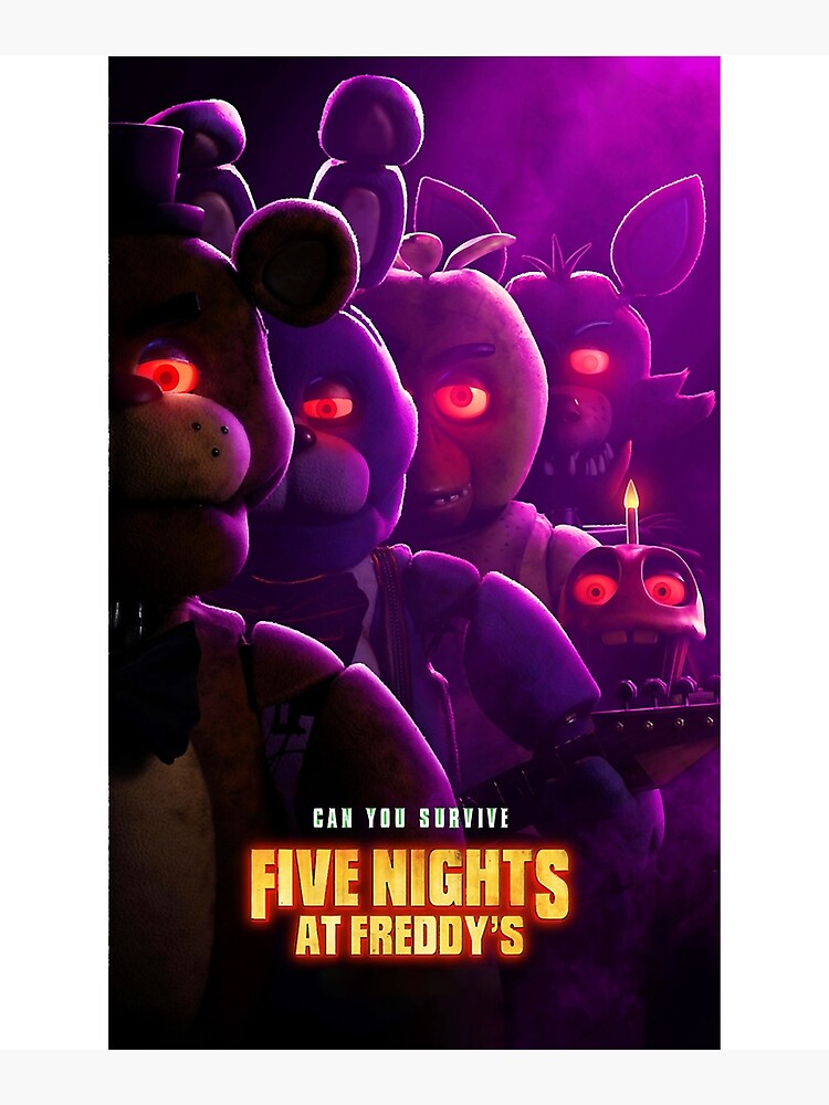 Fnaf Movie, Five Nights at Freddys movie Poster for Sale by McLarenTee