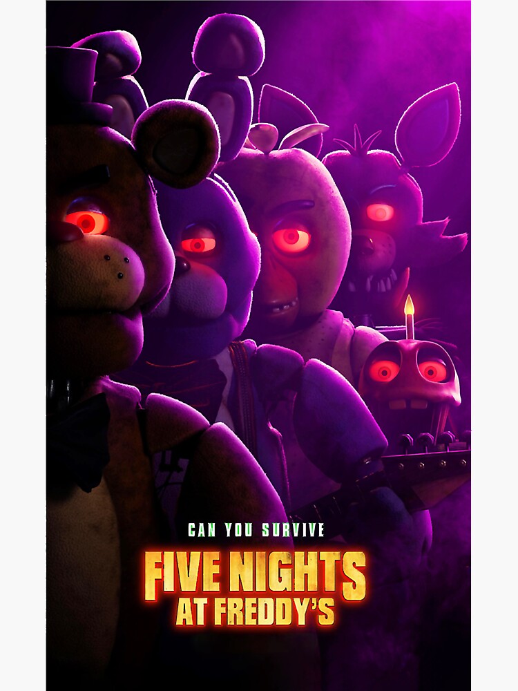 Fnaf Movie, Fnaf Film, Five Nights at Freddy Movie Magnet for