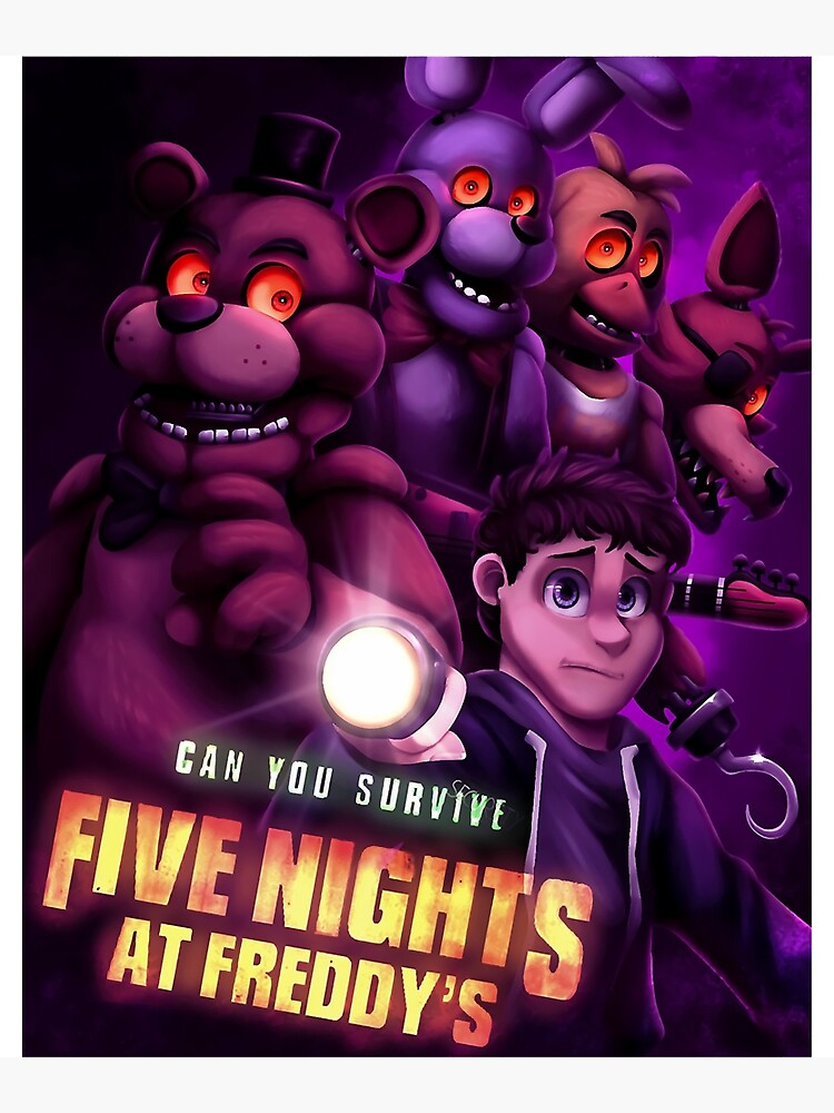 Five nights at Freddy's movie new posters#fnaf