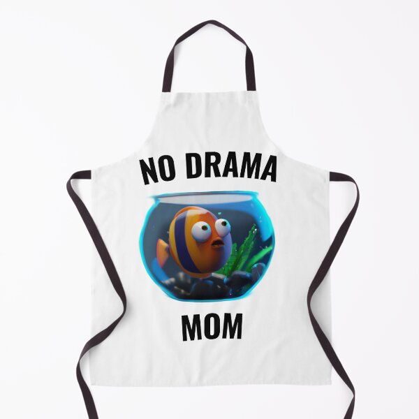 Item preview, No drama MOM - cute fish designed and sold by Ball-and-Match.