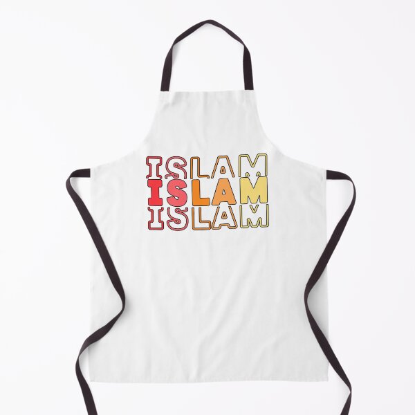 Item preview, Islam اسلام Arabic Word Stacked Text designed and sold by ZamZamDesign.