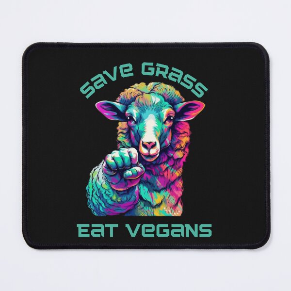 Item preview, Save grass, Eat a Vegan, Anti-vegan t-shirts, Vegan designed and sold by FabrikPrint.