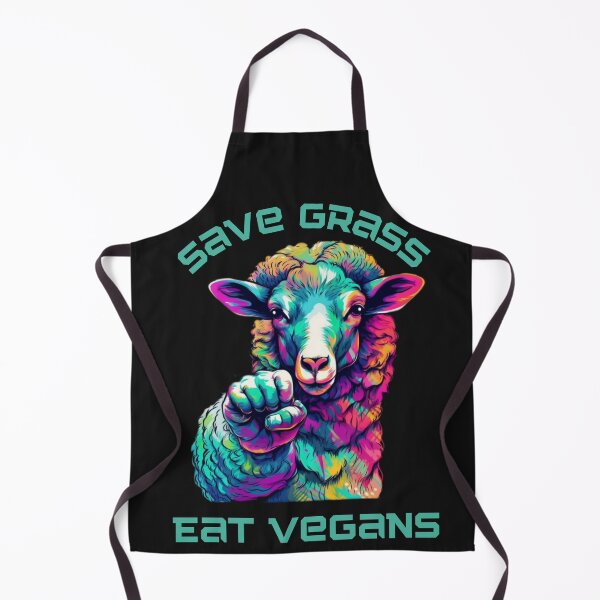 Item preview, Save grass, Eat a Vegan, Anti-vegan t-shirts, Vegan designed and sold by FabrikPrint.