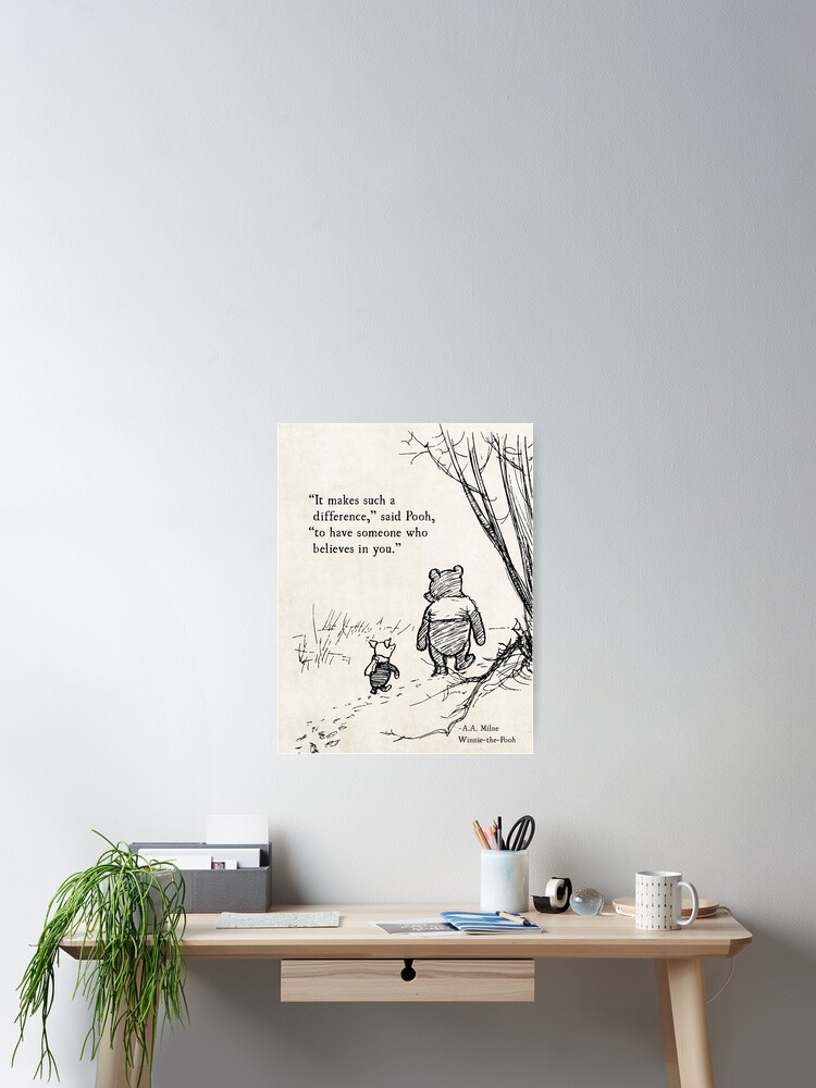 Winnie the Pooh, AA Milne, It Makes such a Difference