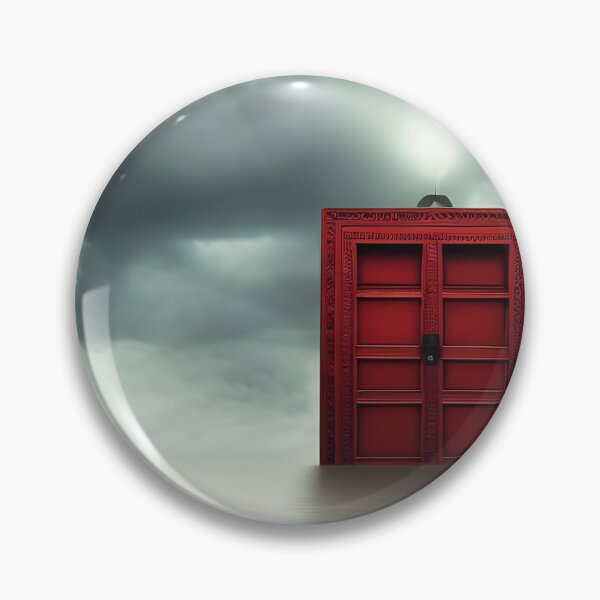 Item preview, Red door in cloud generated by artificial intelligence designed and sold by megadrina.