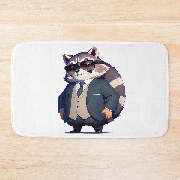 Item preview, Raccoon boss with suit and sunglasses designed and sold by ioto-visuals.