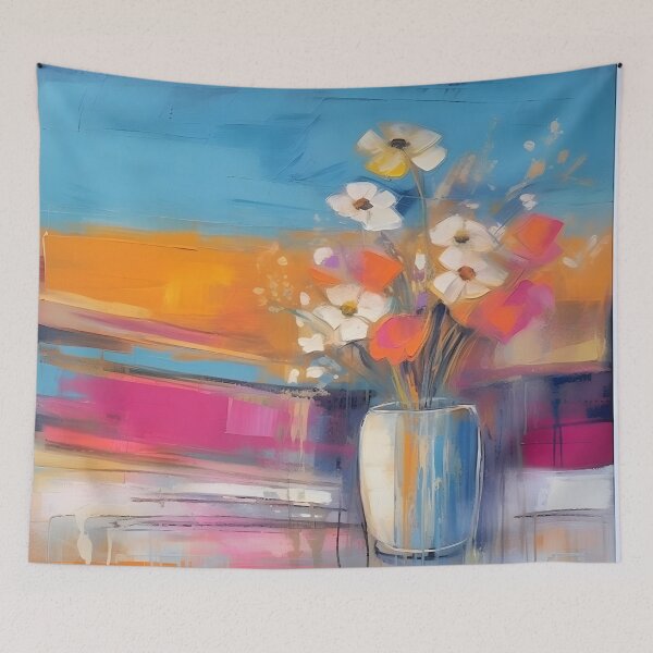 Item preview, Flowers By The Window designed and sold by ArtAlchemyCo.