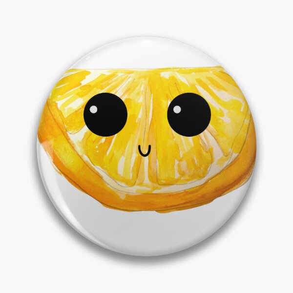 Item preview, Cute face lemon slice watercolor lemon painting t shirt fruit sticker lemon shirt designed and sold by Paintingladycat.