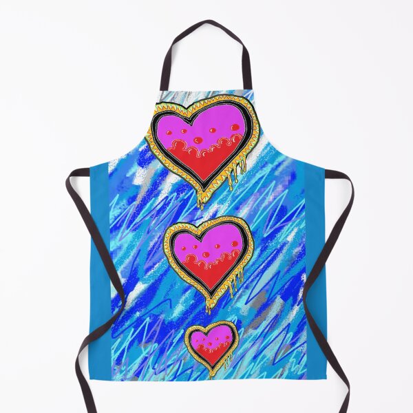 Item preview, 3 Hearts on Blue designed and sold by LowEndGraphics.