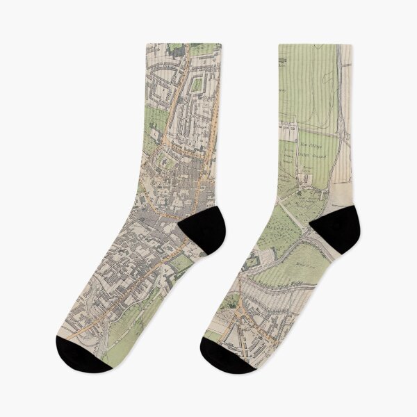 Item preview, Vintage Map of Oxford England (1899) designed and sold by BravuraMedia.