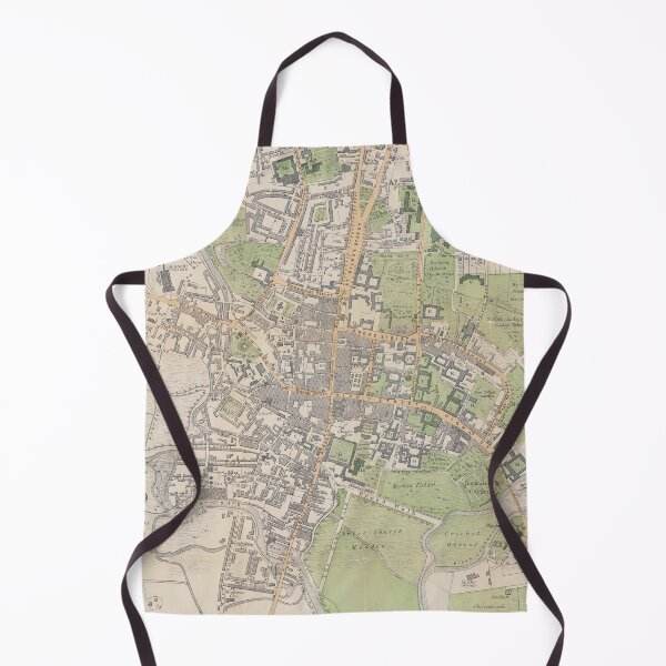 Item preview, Vintage Map of Oxford England (1899) designed and sold by BravuraMedia.