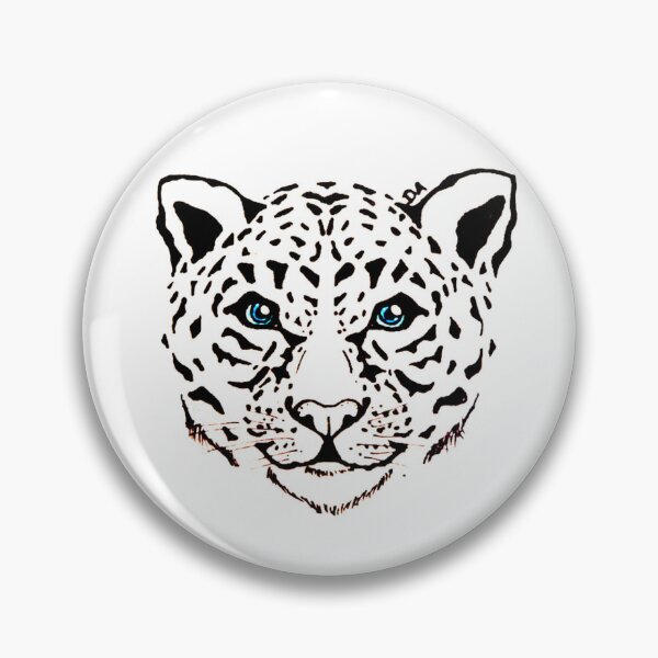 Item preview, Feline face - snow leopard pattern designed and sold by DaniOpossum95.