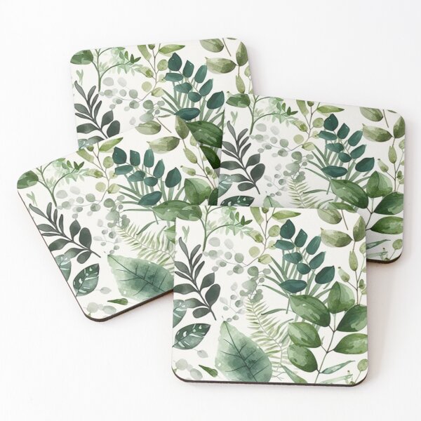 Item preview, Greenery Watercolor Pattern designed and sold by Sasikharn.