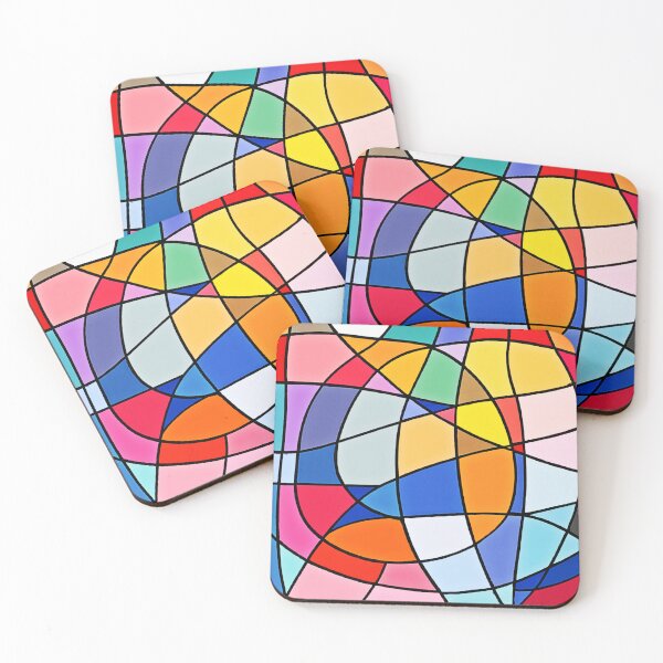 Item preview, Colorful Geometric Pattern designed and sold by Health And Fitness Posts e-Store.
