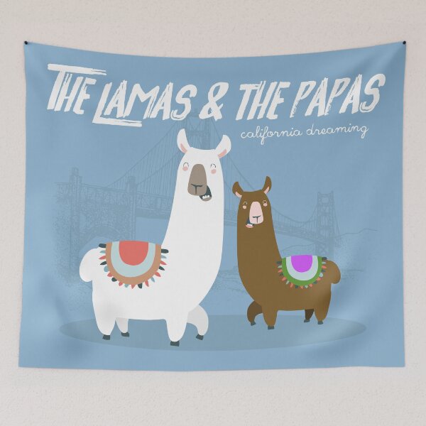 Item preview, The Lamas and the Papas designed and sold by MrBoulinosaure.