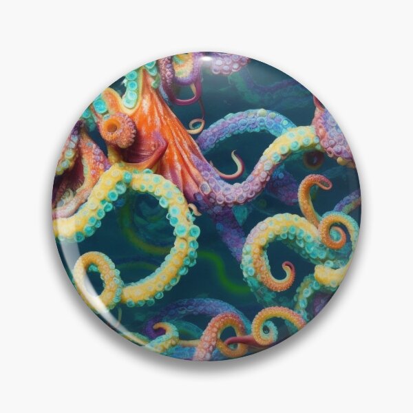 Artikelvorschau, Rainbow Octopus Tentacles  entworfen und verkauft von Derek Gillette.