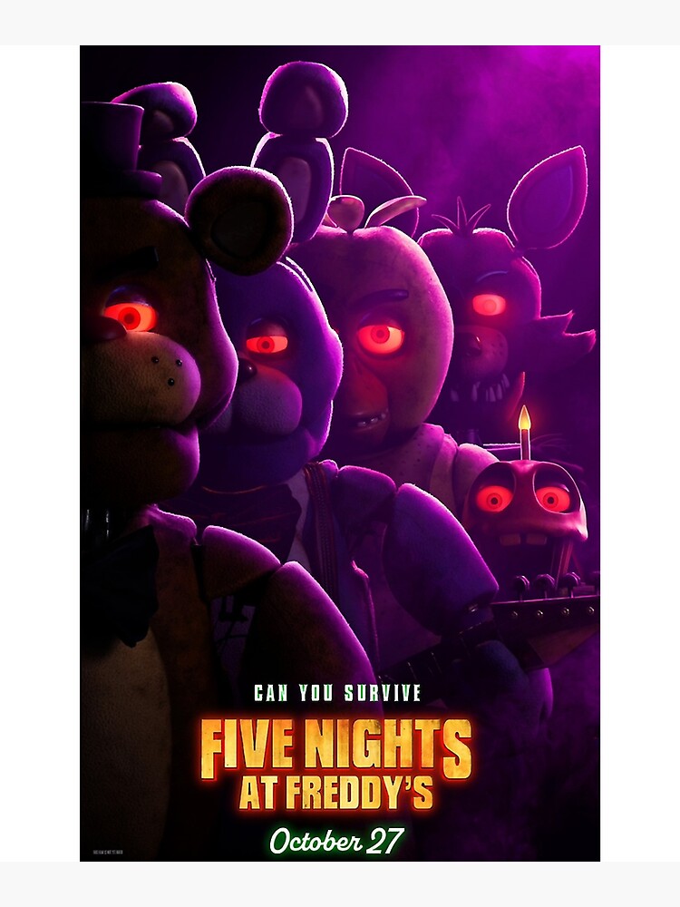 Five Nights at Freddy's Movie / FNAF Movie poster i made, hope y'all liked  it : r/fivenightsatfreddys