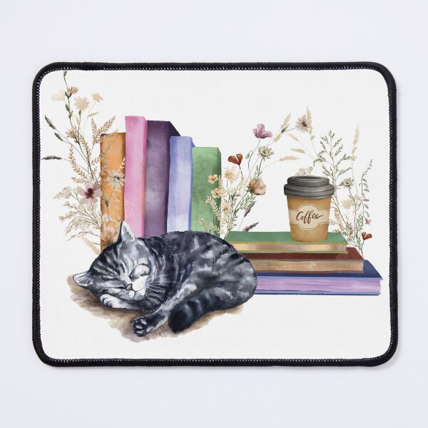 Item preview, Cats, Books, and Coffee designed and sold by NonsenseFrippry.