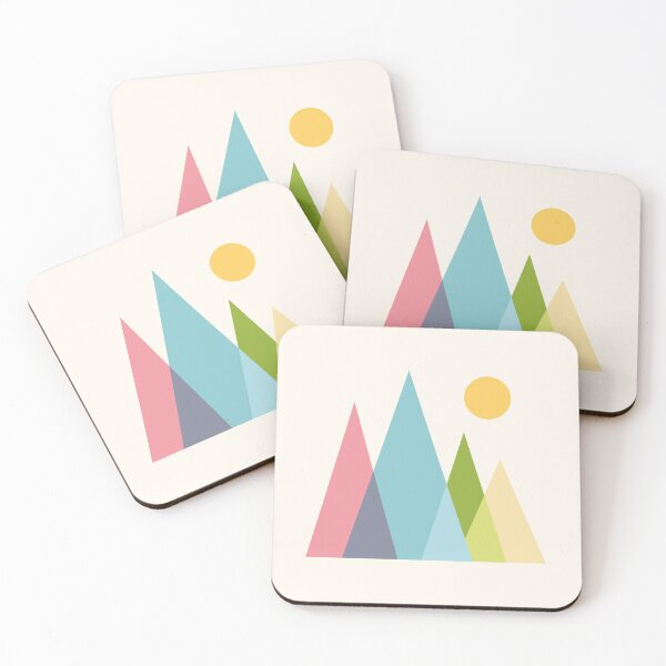 Item preview, Colorful abstract mountains designed and sold by cute-tees.