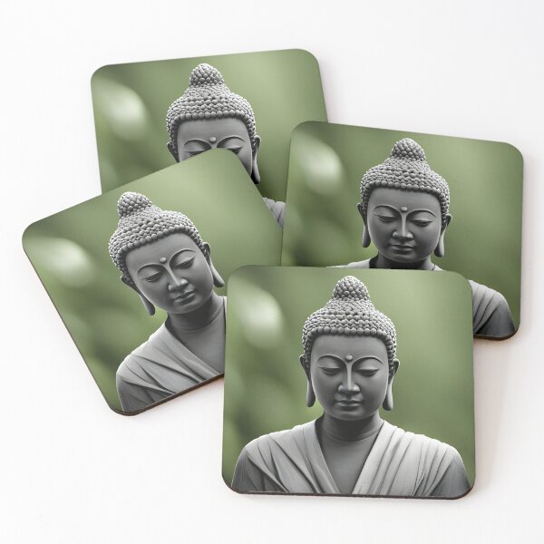 Item preview, Gray stone Buddha statue designed and sold by brandway.