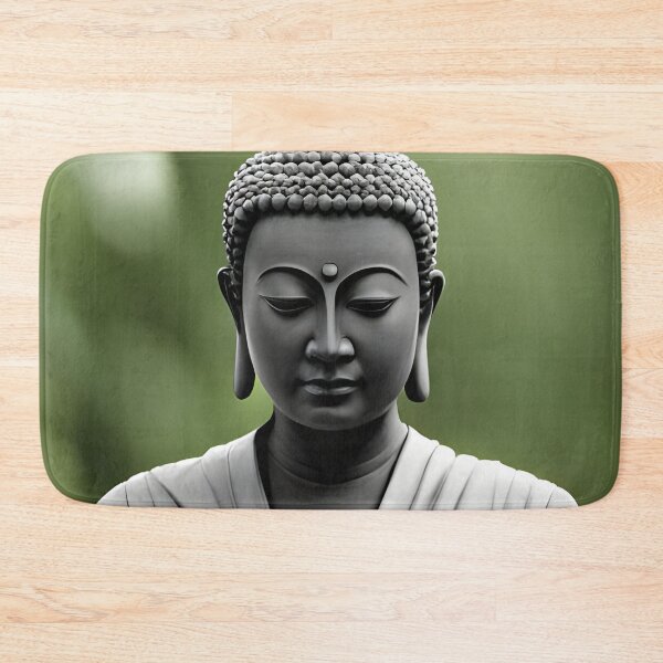 Item preview, Gray stone Buddha statue designed and sold by brandway.