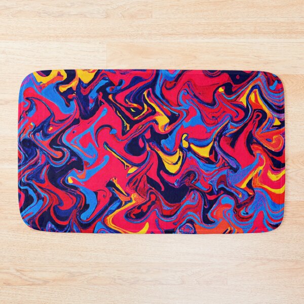 Item preview, Colorful Random Waves Pattern designed and sold by Health And Fitness Posts e-Store.