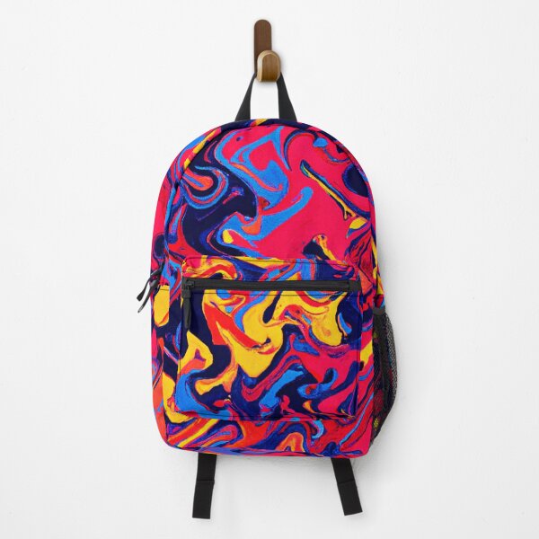 Item preview, Colorful Random Waves Pattern designed and sold by Health And Fitness Posts e-Store.