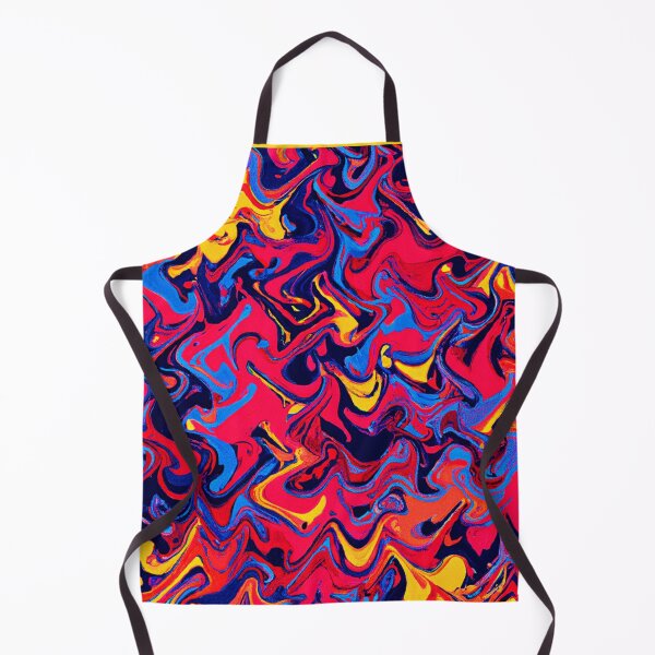 Item preview, Colorful Random Waves Pattern designed and sold by Health And Fitness Posts e-Store.