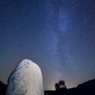 Artwork thumbnail, Bruce's Stone Glentrool, Scotland and the Milky Way by davecurrie