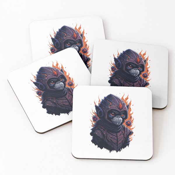 Item preview, Flamebound Ninja | Fire Ninja Monkey Warrior designed and sold by PurfectPredator.